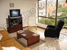 medellin apartment with modern full size kitchen and appliances with gas stove